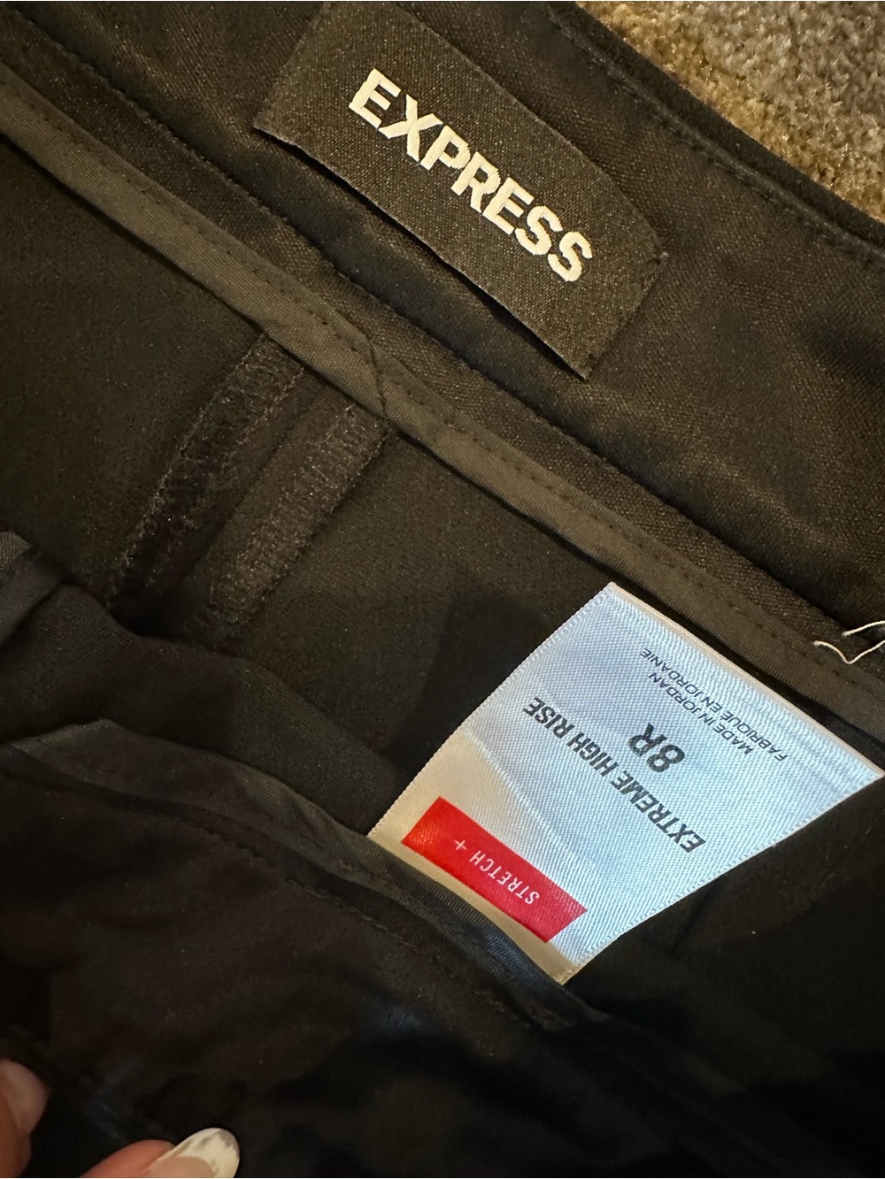 Express Extreme High Rise Dress Pant - Picture 3 of 4